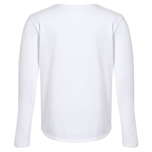 Image of adidas Girl's Long Sleeve Side-Vent Tee (Toddler /Little Kids)