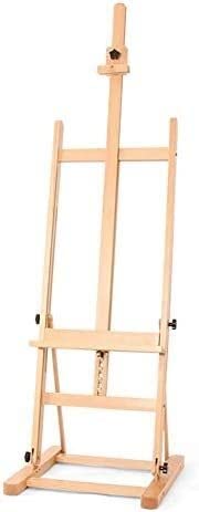 CWCQGH Easel Easel Painting Beech Landing Display Stand Wooden Display Stand Advertising Adjustable Shelf for Outdoor Sketch