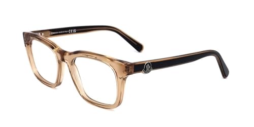 Moncler ML5182 Shiny light brown 51/19/145 MAN Eyewear Frame