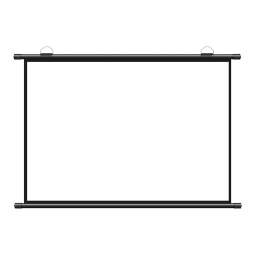 Pantalla manual de proyección 16:9 72 pulgadas metal