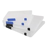 Plateau à colliers - la conception couvercle offre un pratique, vous permettant d'accéder aux articles sans effort et d'améliorer votre flux de travail, bacs de rangement en papier