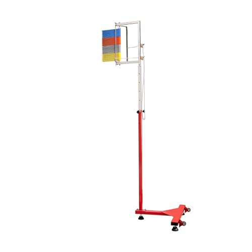 Herramienta de medición de salto vertical, dispositivo de prueba de altura ajustable montado en el suelo para entrenamiento de baloncesto y voleibol