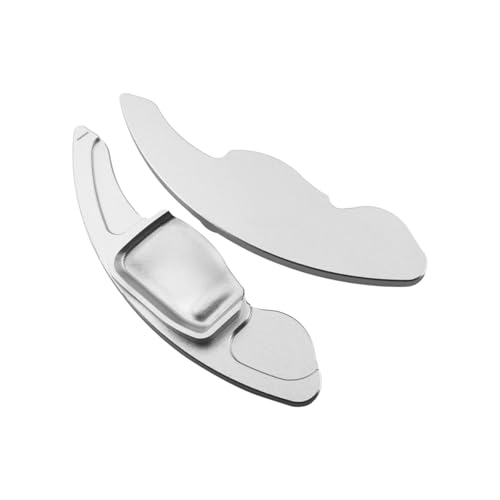 �Ԃ̃n���h�� Compatible With Skoda For Octavia For VRS For MK3 2013 2014 2015 2016 2017 2018 2019 �ԃp�h���X�e�A�����O�z�C�[���G�N�X�e���_�[�V�t�^�[�ƌ݊�������(Silv