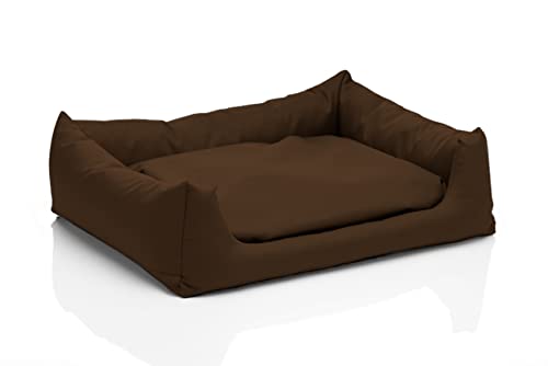 Cama Para Perros Pequeños Juelle - Forma De Sofá, Funda Extraíble Y Lavable. Tamaño XS (60x50 Cm), Color Brezo
