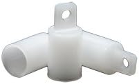 1/2 inch White Dowel End Caps-Bag of 100