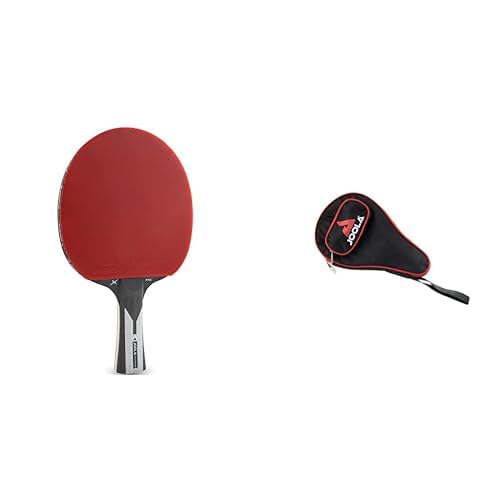 Raquette De Ping-pong JOOLA RED CARBON PRO – Carbone, Revêtement Micron, Boîte Magnétique, Pour Compétition