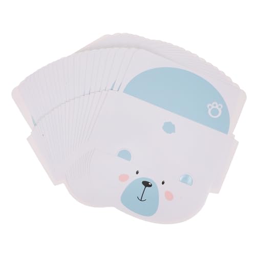VILLFUL Animal Greeting Cards 20pcs Polar Bear Note Cards Cute Stationery for Birthday Wedding Baby Shower Easy to Carry