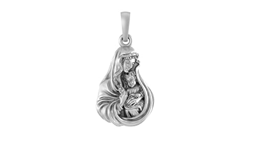 Pendentif en argent sterling hypoallergénique sans pierre précieuse - 2