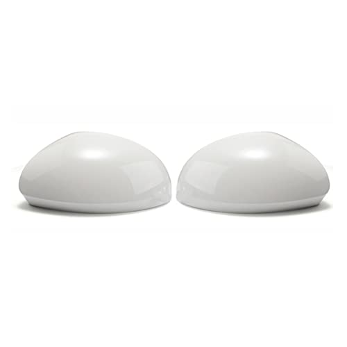Coques de rétroviseur pour réparer un boîtier cassé couleur blanc