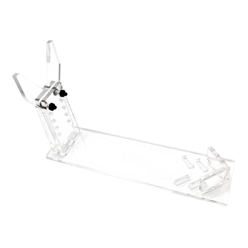 SM SunniMix Acrylic Toy Display Stand Gun Rack Adjustable Storage Rack for Gun Model Organizer Bracket Model Rack for Retail Stores Desktop, Clear