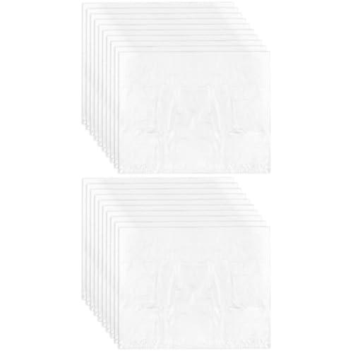 HOMSFOU 2 Juegos Cubierta De Limpieza De Aire Acondicionado Vacío Limpiador Cubiertas Del Panel De Ca Bolsa De Limpieza Para Para Aire Acondicionado El Plastico Transparent 10 Uds * 2