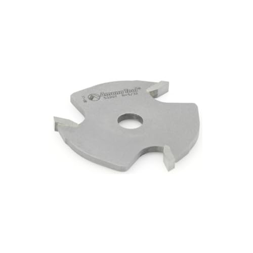 Amana Tool 53207 Slotting Cutter 3 Wing x 1-7/8 D x 5/32 CH x 5/16 Inner D