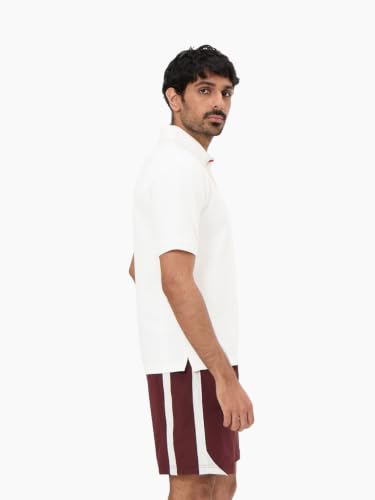 Image of LUDIC Core Polo T-Shirt, Dailymove Collection | Regular Fit | Stand-up Collars | 100% Organic Cotton, 240 GSM | Lightweight & Comfortable |Everyday Essential | Polo T-Shirt for Men