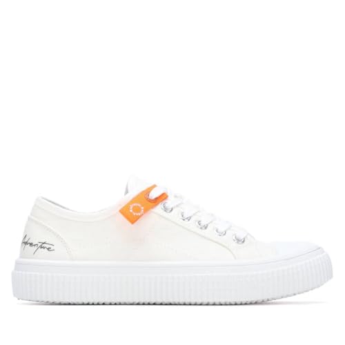 REFRESH   Zapatilla Mujer Blanco   Calzado Cómodo y Versátil   Moda Casual   Modelo 17523204 (Talla 39)