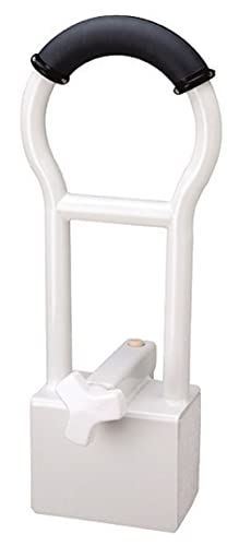 Barre d'Accès au Bain Sécurit - Large Prise Antidérapante - se Fixe sur Rebord de Baignoire - Barre de Sécurité - Soutien pour Adulte et Personne Agée -...