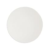Fortessa Vitraluxe Dinnerware Heirloom Matte Finish Show Plate 12-Inch, Linen, Set of 4