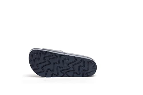 Happyo Mucho Mahalo 1 Strap Eva Men’s & Women's Slides, Orthopedic Sandals For Women, Orthotic Footbed Foam Slides, Arch Support Slides Shoes, Waterproof Sandals, Navy, Size W 8 / M 6 #TOP4