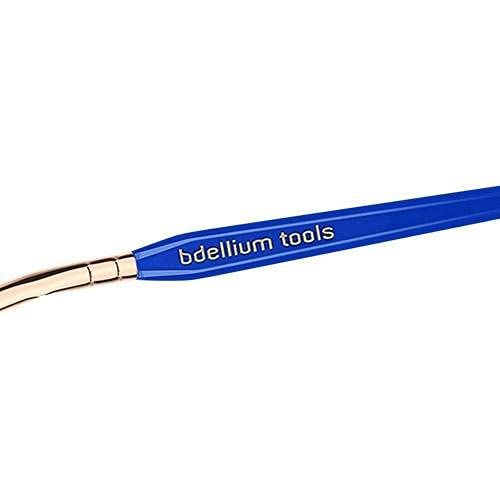 Bdellium Tools Professional Makeup Brush Golden Triangle - Duet Fibre Bent Lash Fan 730 #TOP7