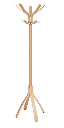 Preisvergleich Produktbild ALBA PMCAFE Coat Stand, Light Wood Light Wood
