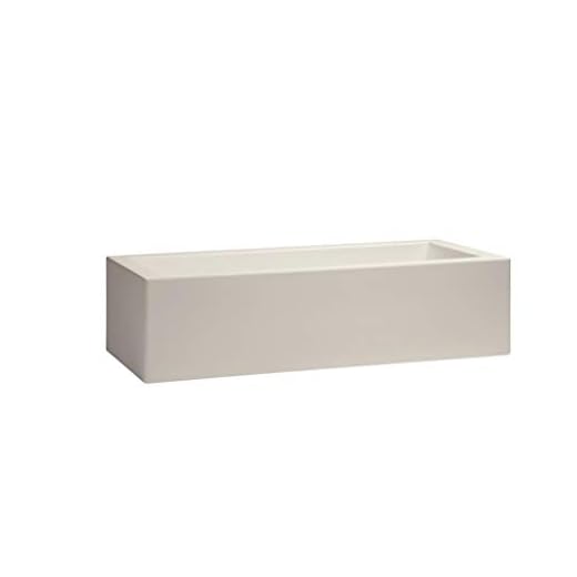 Nicoli Fioriera da davanzale Minos Cassetta 45x20 H12 Bianco Ottico