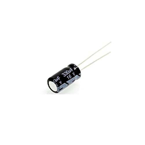 Image of 330uF 16V Electrolytic Capacitor (pack of 10)