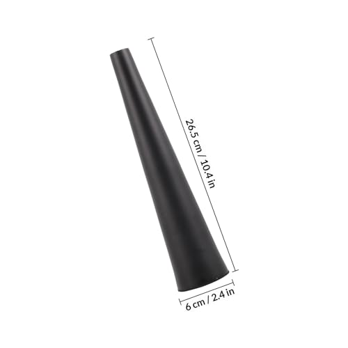 Jarrón elegante de aluminio negro ideal como obsequio de boda y centro de mesa 3