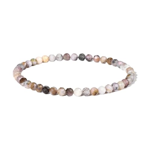 Bracelet en quartz et jade naturel facetté, l'excellence des bijoux minimalistes