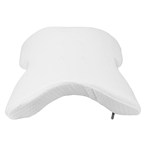 TOPINCN Cuscino per Dormire Cuscino per Coppia Cuscino per Braccio Cuscino per Pressione a Rimbalzo Lento Cuscino per Coccole Cuscino in Memory Foam da Viaggio Cuscino a U a Forma di