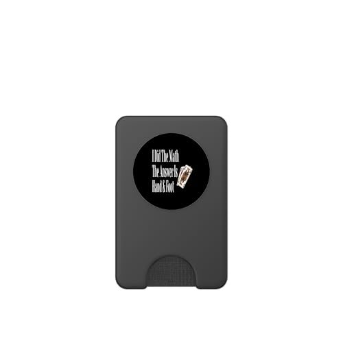 Funny I Did The Math The Answer Is Hand & Foot Jeu de cartes PopSockets PopWallet pour MagSafe – vue 2