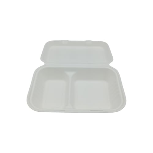 Boîtes à repas étanches en bagasse résistante pour traiteur - 5