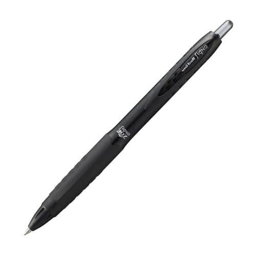 Uni-ball MI-UMN307-BK Signo Gel Ink Roller Ball Retractable Pen - UMN-307, Black Pack of 12