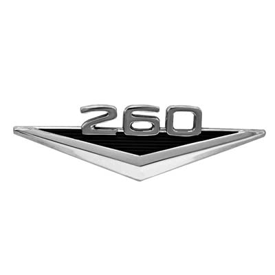 Amazon | マスタング フェンダーエンブレム 260 V8 1964 1/2 - 1965 