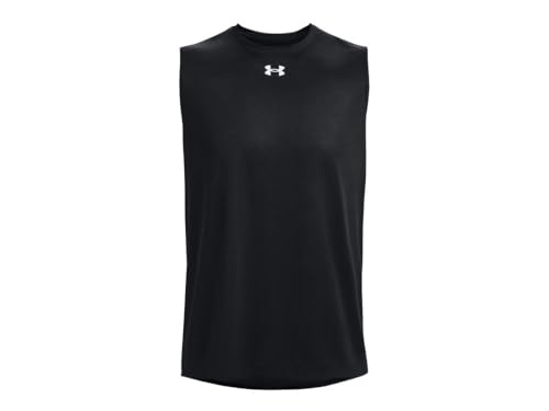 Under Armour Men's Team Tech Slvls Loose Grey Short Sleeve Shirt4