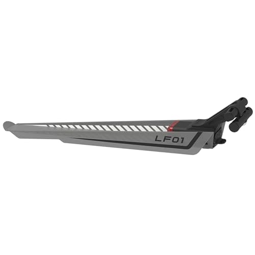 Zkydhbd Guardabarros trasero para ciclismo con luz trasera, ajustable, ligero, impermeable, duradero, protección contra salpicaduras, ajustable, con luz LED