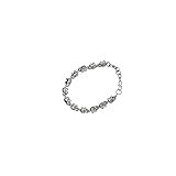 Damen-Armband indischer Schmuck-Look wie Kada Silber Armreif indischer Tribal, 20 cms