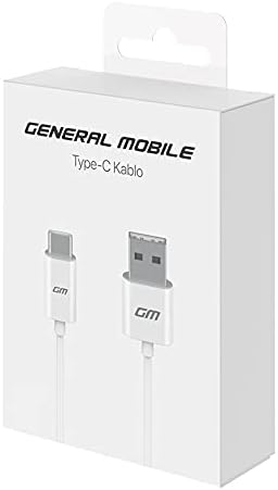 General Mobile M100692 Type-C Cable 2A (General Mobile Türkiye Guaranteed)