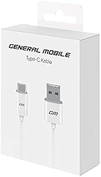 General Mobile M100692 Type-C Cable 2A (General Mobile Türkiye Guaranteed)