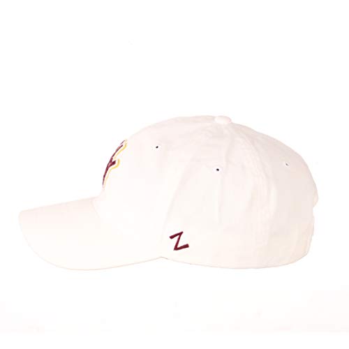 Gorra ajustable estándar para hombre Zephyr blanca miniatura 6