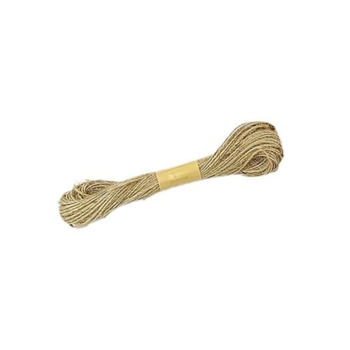 Jute Twine 1mm, 65.6Feet Natural Jute Rope Twine String for Crafts, Gardening, Bundling, Gift Wrapping, Holiday Decorations Wedding Christmas Decoration Bulk Macrame Projects