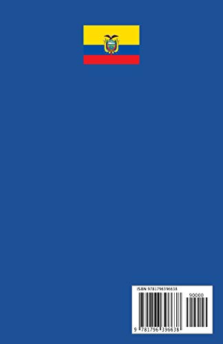 Ecuador: Flagge, Notizbuch, Urlaubstagebuch, Reisetagebuch Zum Selberschreiben