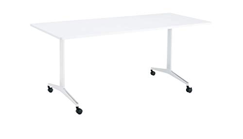 �y���[�J�[�z���E�ݒu�E�g���z�R�N�� �~�[�e�B���O�e�[�u�� JUTO MT-JTTR187SAWMAW-C �p�`�V�� T���r ���E���h�R�[�i�[ ��180×���s75cm �V�z���C�g/�r�z���C�g �L���X�^�[�t