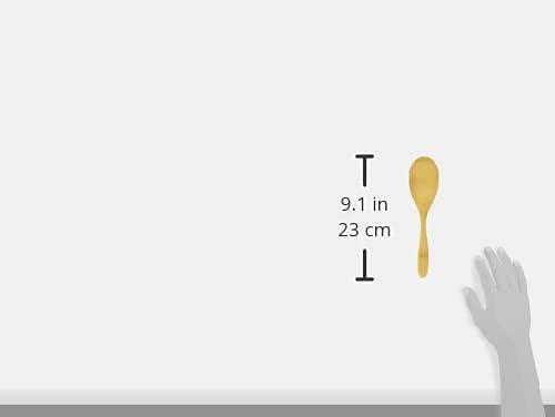 AM-MJ289 Folk Art Bamboo Serving Spoon image 3