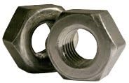 4"-4 Heavy Hex Nut, A563 Grade A Steel, Plain (Quantity: 2) Thread Size-Pitch: 4"-4