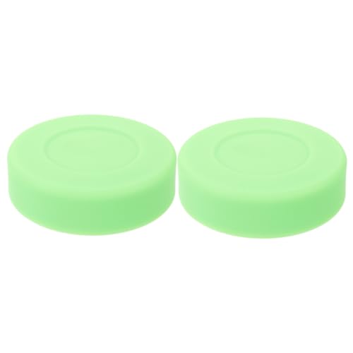 Sosoport Professional Hockey Pucks 2 Pack PVC Ice Hockey Pucks for Training High Hardness Resilience