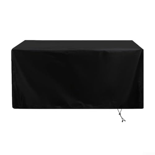 Honseadek Roboter-Rasenmäher-Abdeckung, 420D-Oxford-Gewebe, wasserdicht, staubdicht, sonnenfest, Schutz für Outdoor-Gartengeräte, wetterbeständig, passend für (schwarz, 94 x 63,5 x 46 cm)