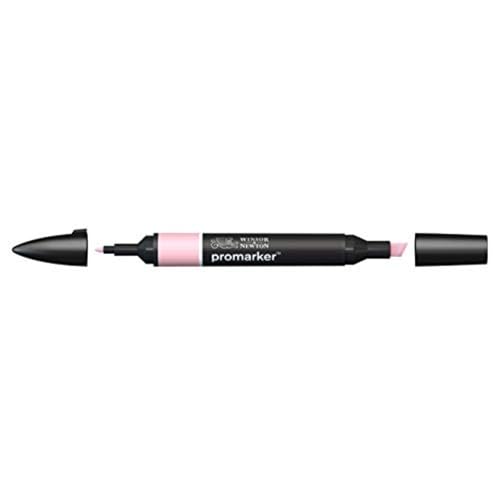 Image of Winsor & Newton Promarker, Alcohol Based Markers, Baby Pink (R228), Double Tipped Drawing Marker Set for Artists, Graphic Designers, Illustrators - Chisel & Fine Twin Tip, Streak Free Coverage