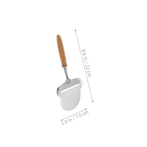 Alipis 2pcs rallador de queso y zester acero madera miniatura 2