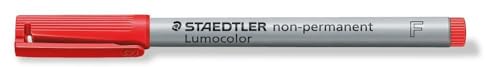 Feutre non-permanent Staedtler 316 pointe fine rétroprojection rouge