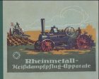 rheinmetall kiel  Rheinmetall-Heißdampfpflug-Apparte: Reprint eines Kataloges aus den 1920er Jahren