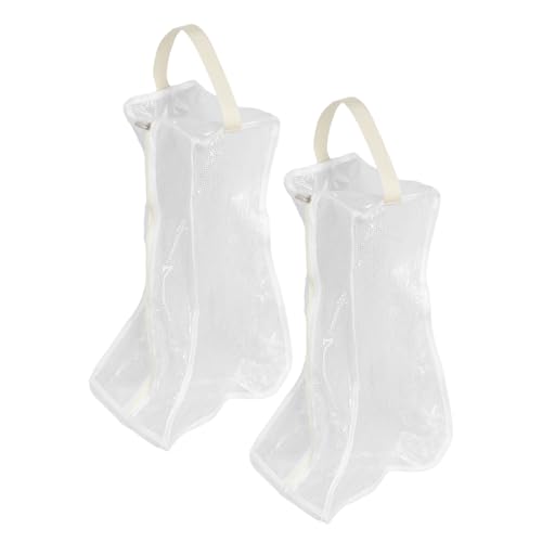 Bolsa de almacenamiento para botas de vaquero con cremallera y organizador portátil de PVC